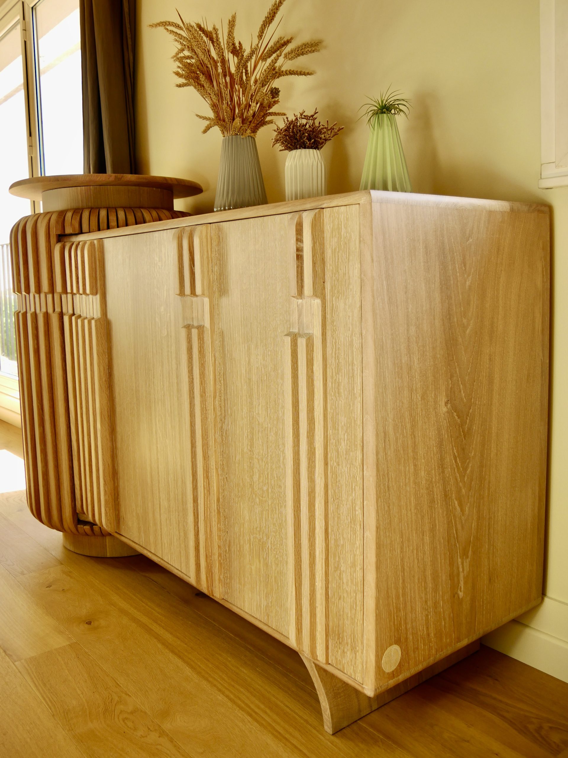 Barrel Buffet | Chêne | Ebéniste | Perche Barrel Buffet | Chêne | Ebéniste | Perche