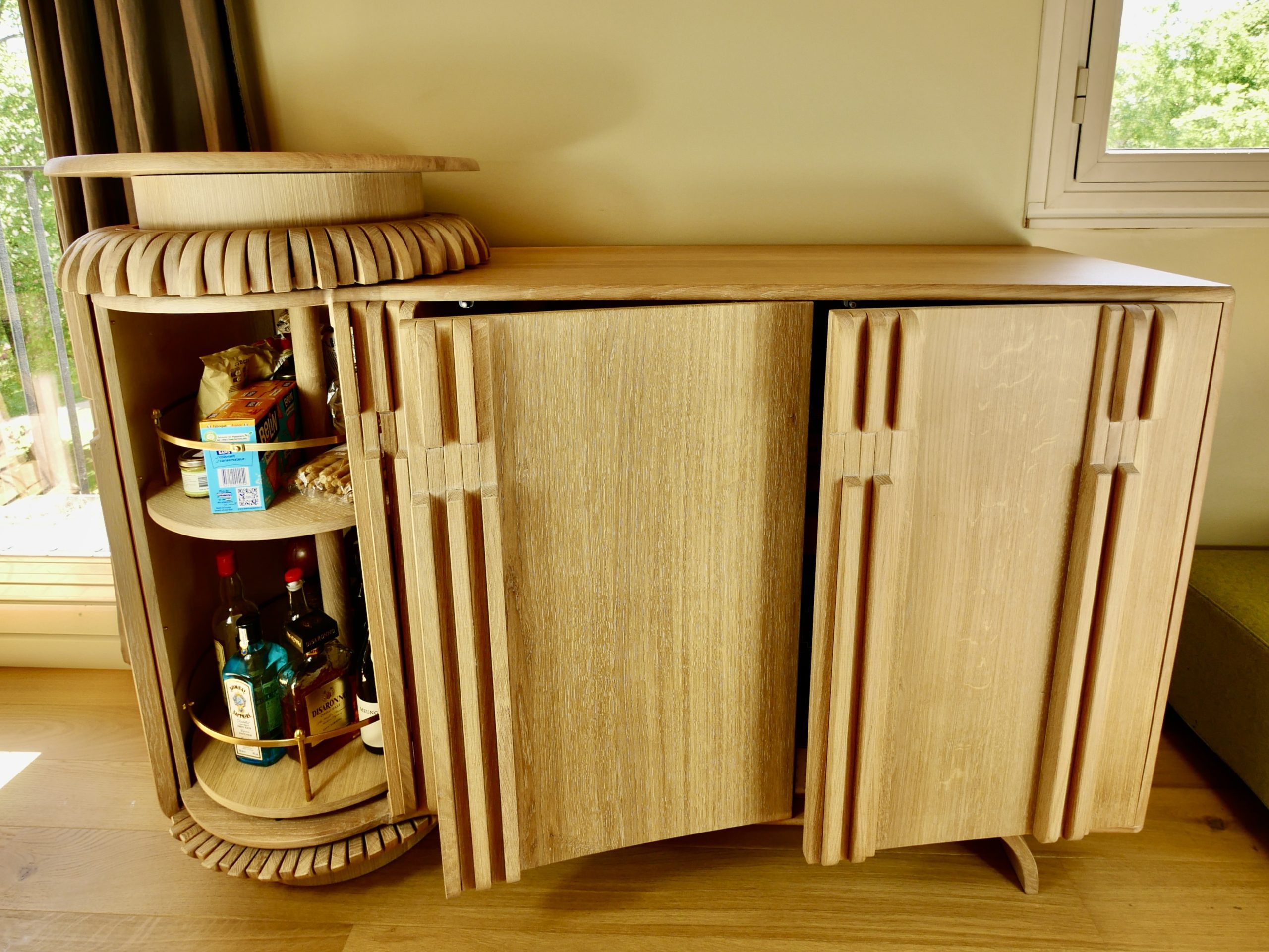 Barrel Buffet | Chêne | Ebéniste | Perche Barrel Buffet | Chêne | Ebéniste | Perche